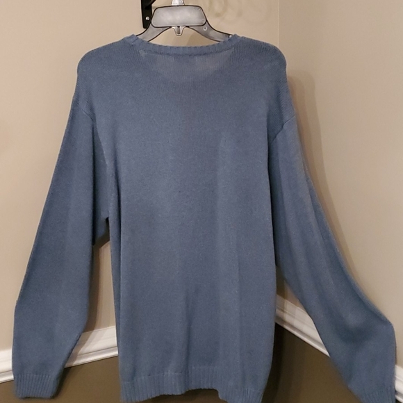Men's large Izod Sweater blue gray - Picture 2 of 3